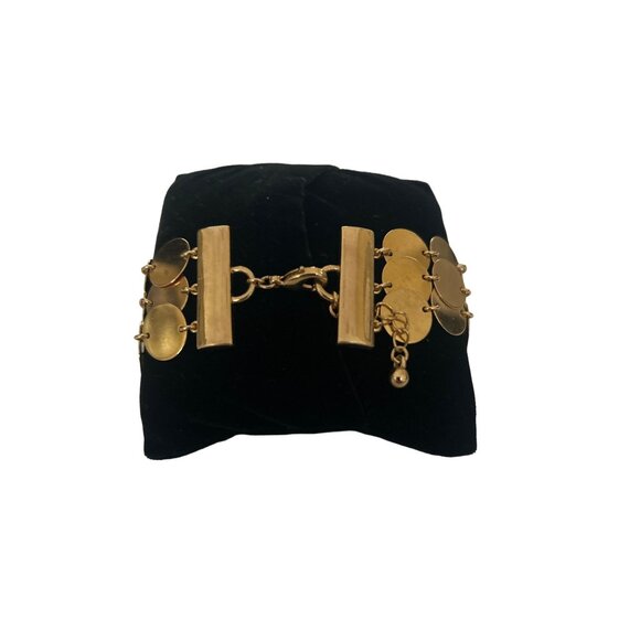 Vintage Avon Bundle Gold Disc Bracelet Silver Pearl Bangle 4 items - Picture 3 of 14